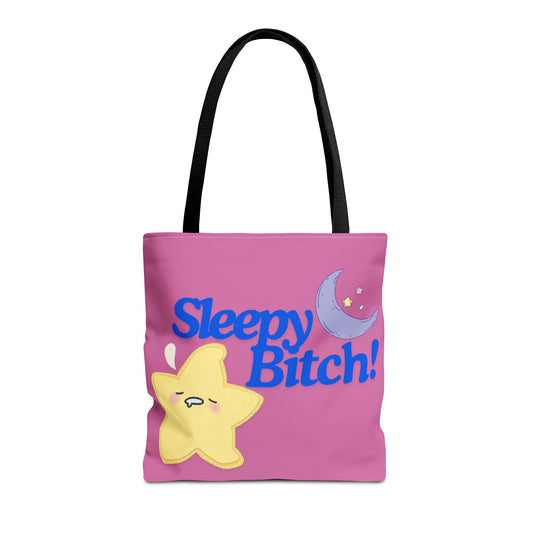 Sleepy Bitch Tote Bag