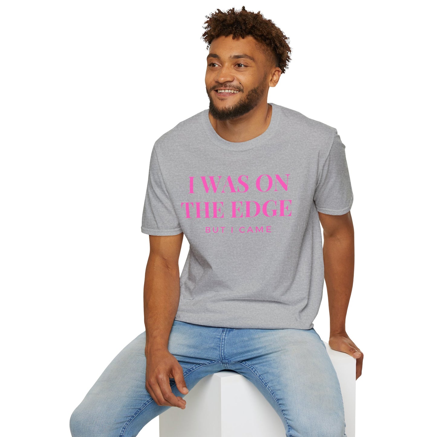 On The Edge - Pink Text