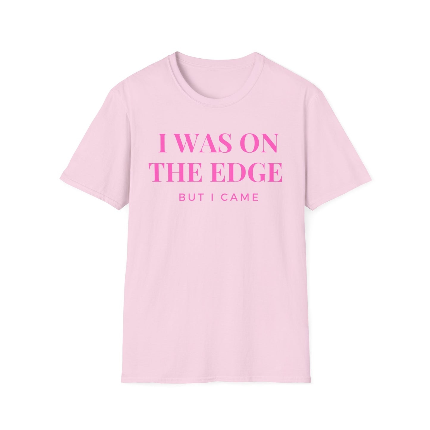 On The Edge - Pink Text