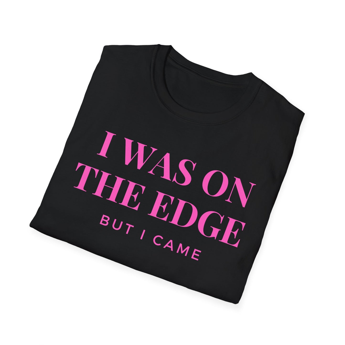 On The Edge - Pink Text