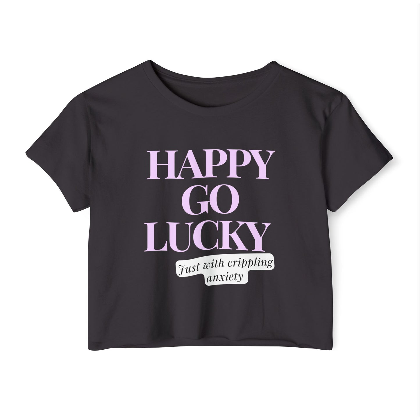 Happy Go Lucky Women's Festival Crop Top