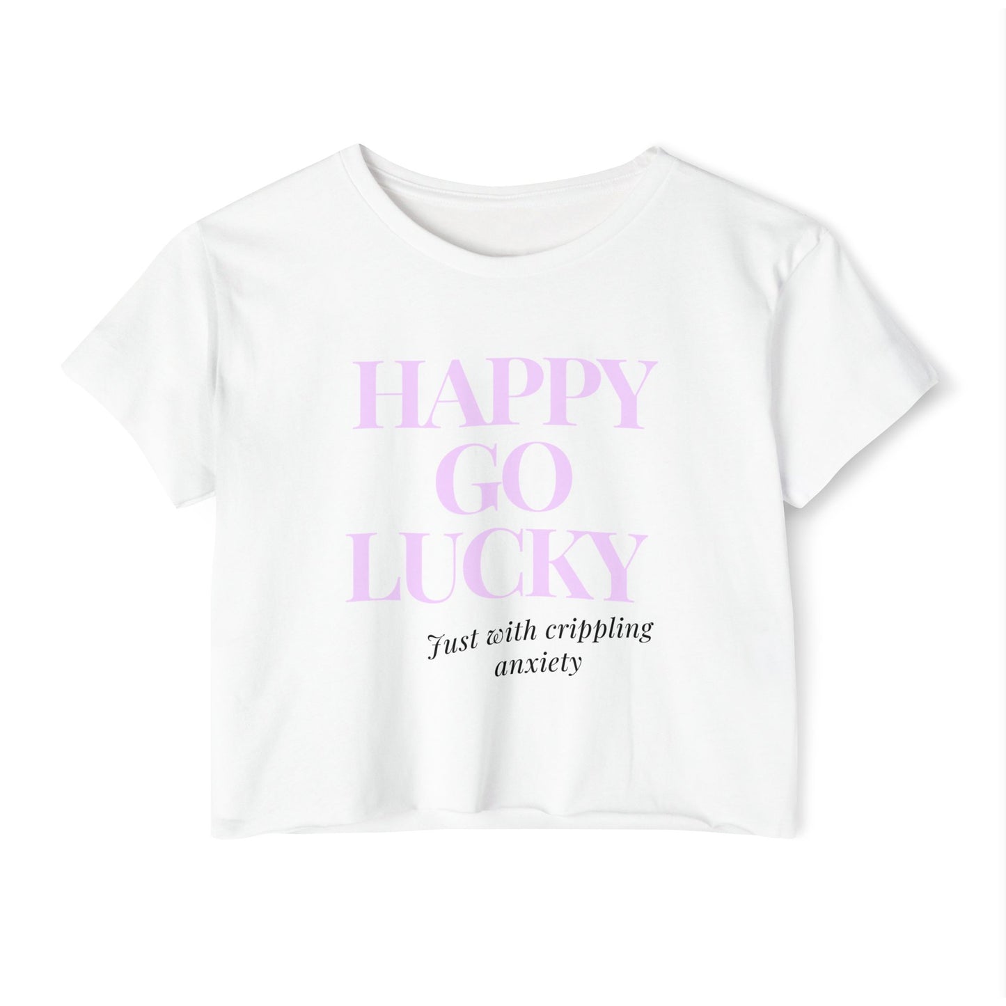 Happy Go Lucky Women's Festival Crop Top