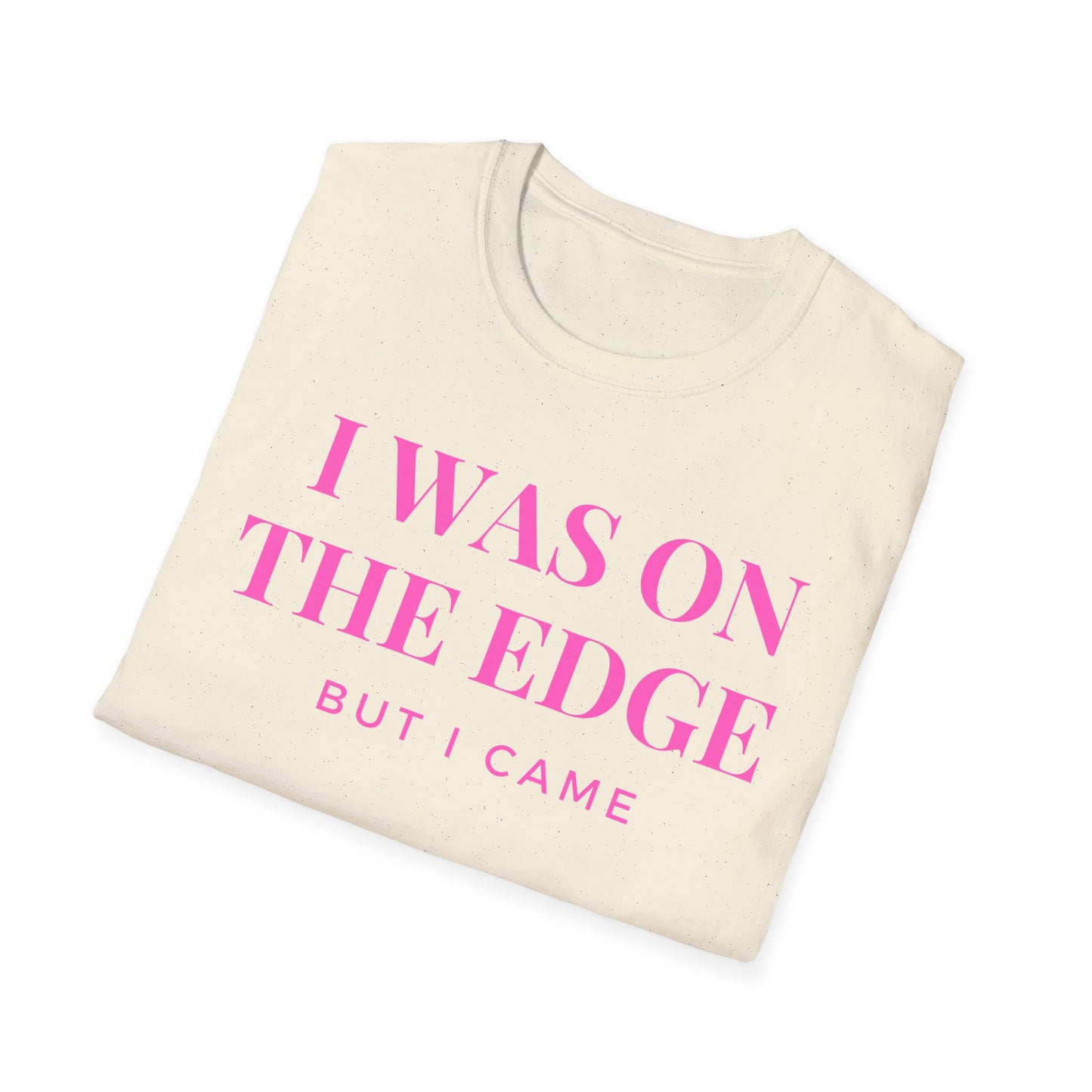 On The Edge - Pink Text