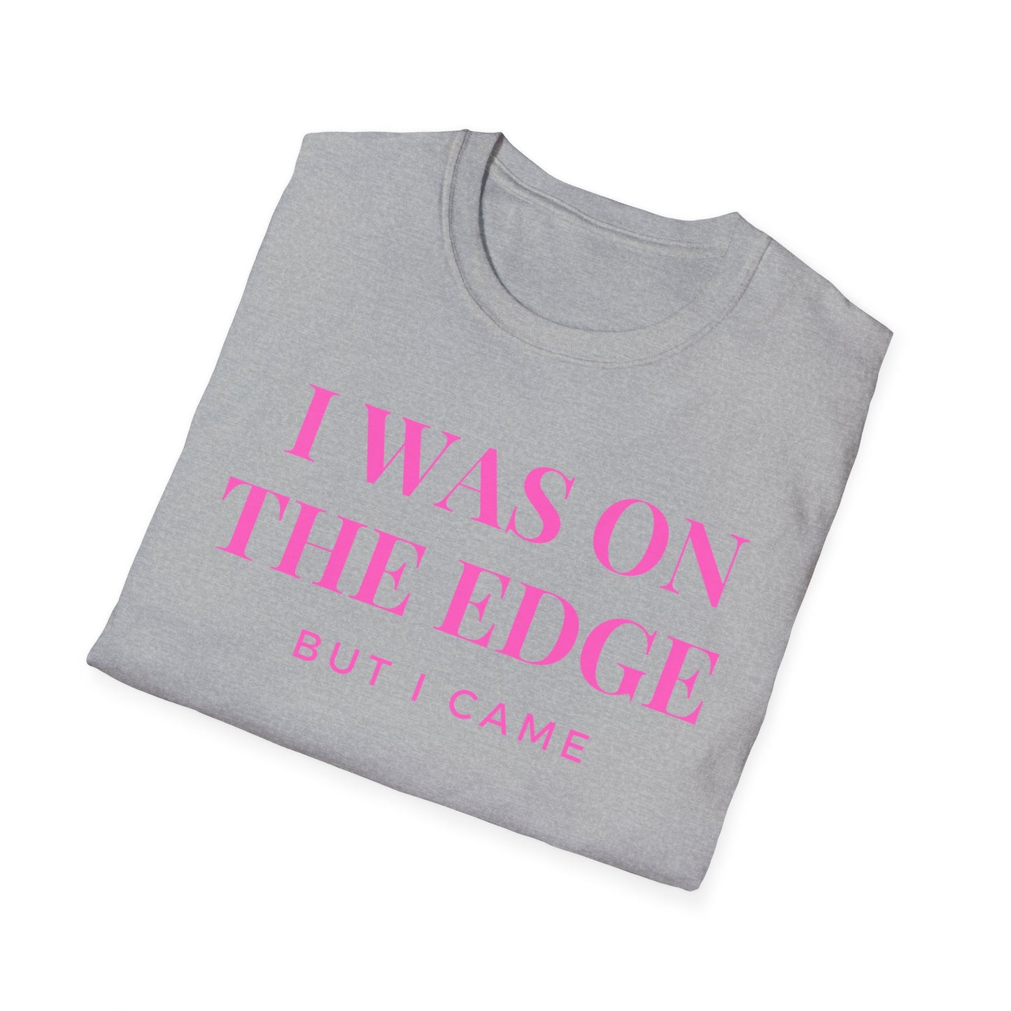 On The Edge - Pink Text