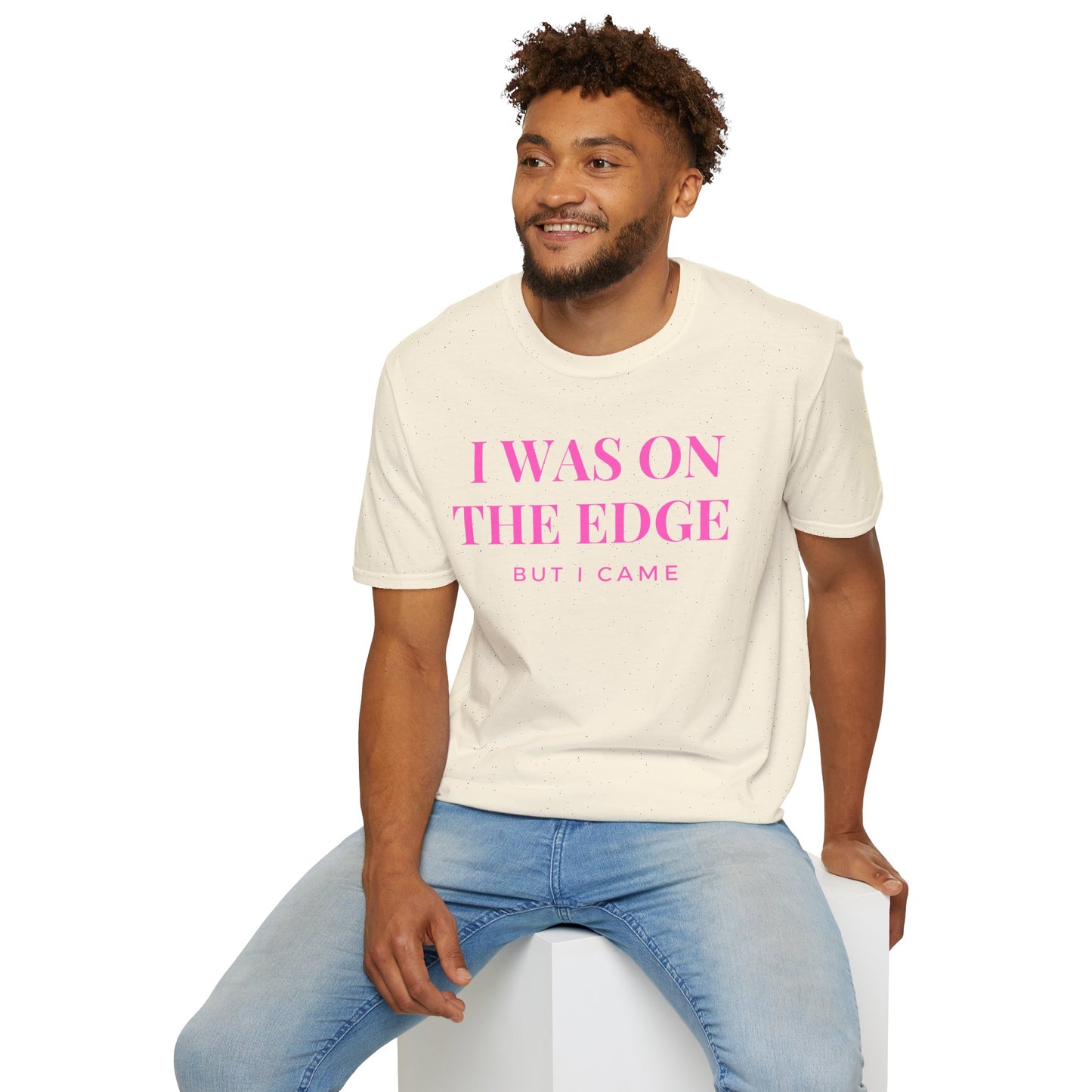 On The Edge - Pink Text