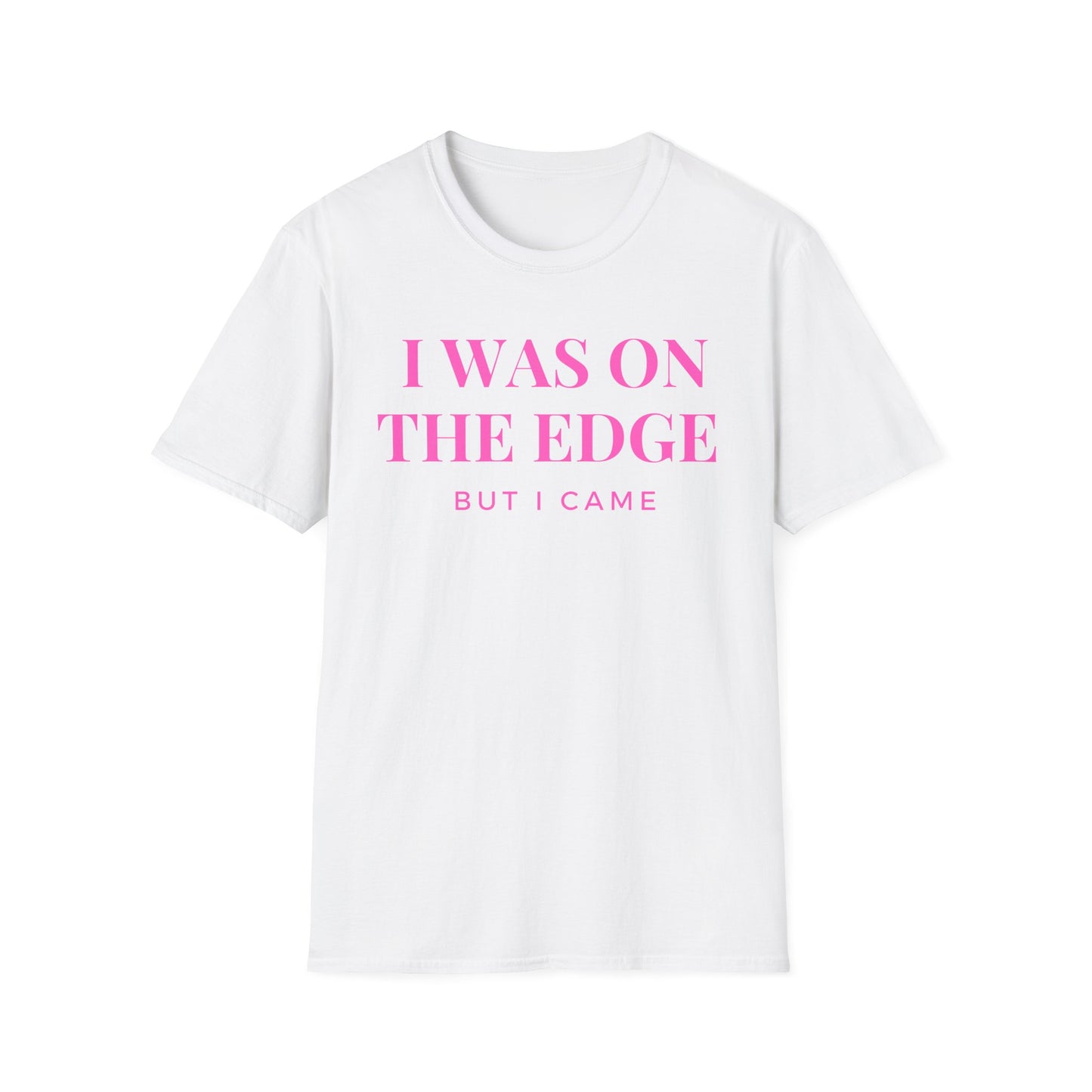 On The Edge - Pink Text